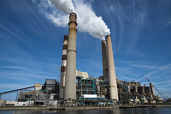 white, gray, concrete, power plant, ruskin fl, florida, ruskin florida, plant, power, industry, energy
