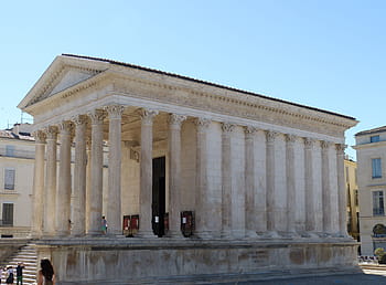 Nimes, Frankreich, römisch, architektur, nimes, Frankreich, römisch, die Architektur, Antike, Säule, historisch, UNESCO, Tempel
