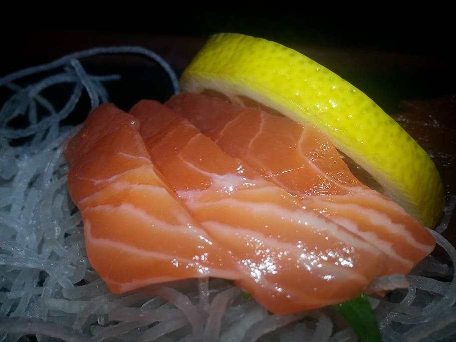 sushi, sashimi, japonské jídlo, losos, japonský, jídlo, jídlo a pití, plody moře, Zdravé stravování, svěžest, nikdo