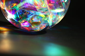 multi-colored disco ball, colored, disco ball, magic, orb, sphere, energy, spiritual, colourful, crystal, magical
