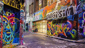 street, full, graffiti, doodle, paint, street art, urban, wall, spray, city, color