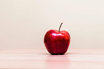 červené jablko, jablko, ovoce, zdravý, minimální, minimalistický, Červené, jednoduchý, zjednodušující, jablko - ovoce, jídlo