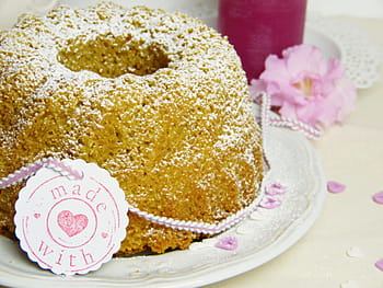 Cake, Guglhupf, Bowl, Bake, bowl cake, made with love, invitation, dessert, birthday, sugar, confectionery