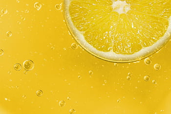 citron ovoce, makro fotografie, citrón, ovoce, kyselý, žlutá, plátek citronu, občerstvení, Pozadí, bublina, napít se