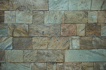 bruin, beige, tegels, muur, steen, graniet, solide, grond, structuur, macro, decoratie