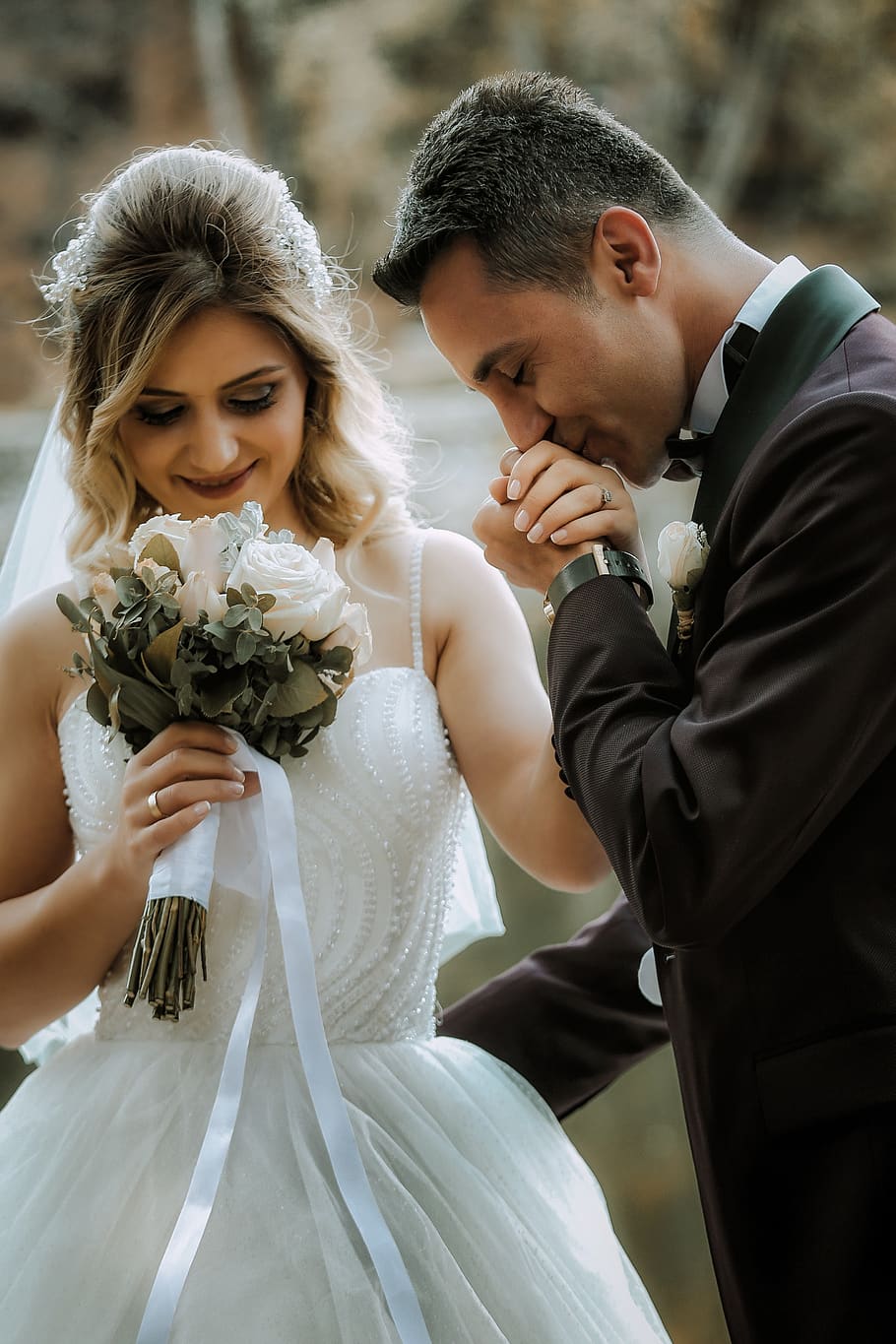 portrait, bridal, woman, wedding, dress, girl, young, white, people, marriage, celebration