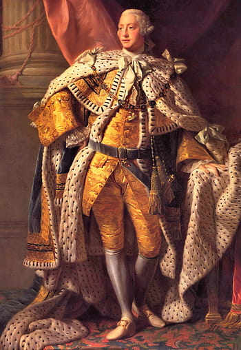 man, wearing, yellow, white, coat, Allan Ramsay, Portrait, Painting, portrait, painting, oil on canvas, art