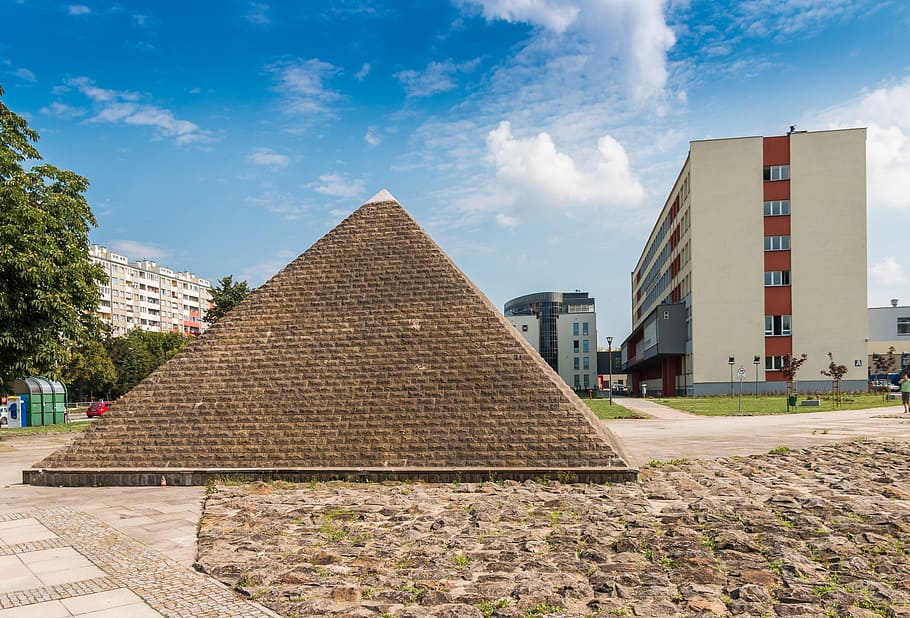 the university, school, pyramid, kielce, polytechnic university which, buildings, architecture, building and construction, office buildings, building