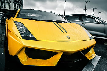 gul lamborghini coupe, gul, bil, Lambo, køretøj, transportere, automobil, transportmidler, rejse, design, auto