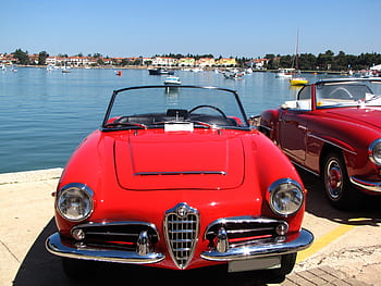 Alfa Romeo, alfa, Romeo, Olaszország, autó, jármű, kocsi, autóipari, régi-módi, ódivatu, klasszikus, régi