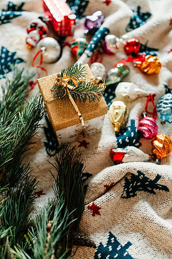 presente de natal, presente, bolas de árvore, bolas de Natal, decorações, decorações de natal, inverno, dezembro, Natal, colorido, árvore