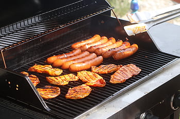 barbecue, summer, sausage, grill, bratwurst, grilling, eat, food, steak, delicious, party