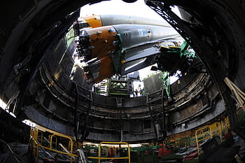 šedá, kosmická loď, během dne, Sojuz raketa, raketa, soyuz, mezikontinentální balistická raketa, motor, vesmírné cestování, kosmický přístav, panel