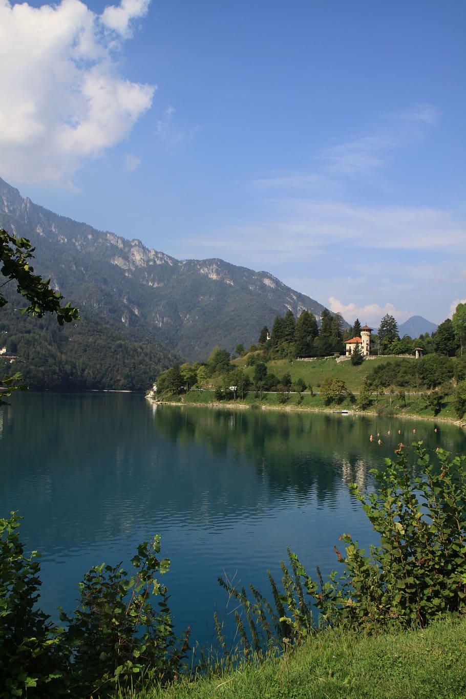 italy, lago di ledro, castle