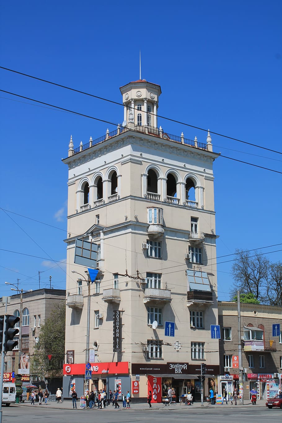architecture, megalopolis, prospekt lenina, travel, ukraine, zaporozhye, old town