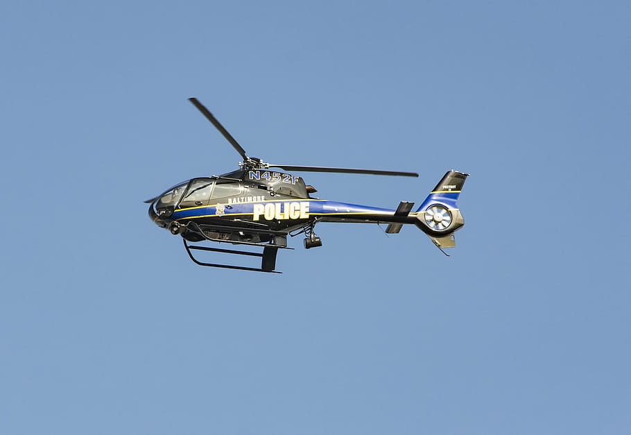 baltimore, policie, bpd, město, městský, helikoptéra, letadlo, nebe, zákon, vynucení, oddělení