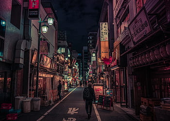 도쿄, 밤, 신주쿠, 조명, 저녁, 건물, 아시아, 야간 시력, 네온, 도로, 여행