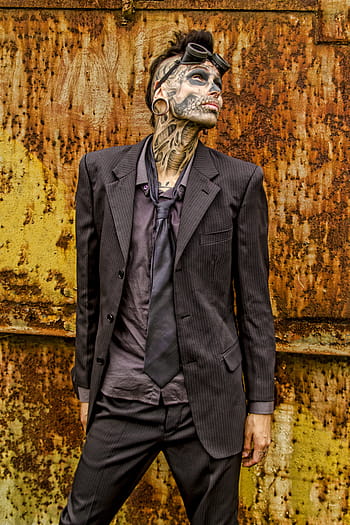 tattoo, modified, ink, zombie boy, tattooagem, male model, book photo, model fashion alternative, underground