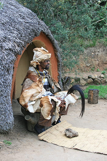 traditional healer, healer, traditional, sangoma, dress, skins, ethnic, basotho, african, rural, hut