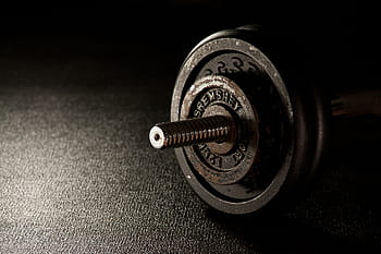 černá činka, zdatnost, hmotnost, činka, fitness studio, fitness centrum, vzpírání, silový trénink, vejít se, tělocvična, staromódní