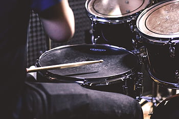 still, items, things, music, instrument, drums, set, drummer, drumsticks, man, male