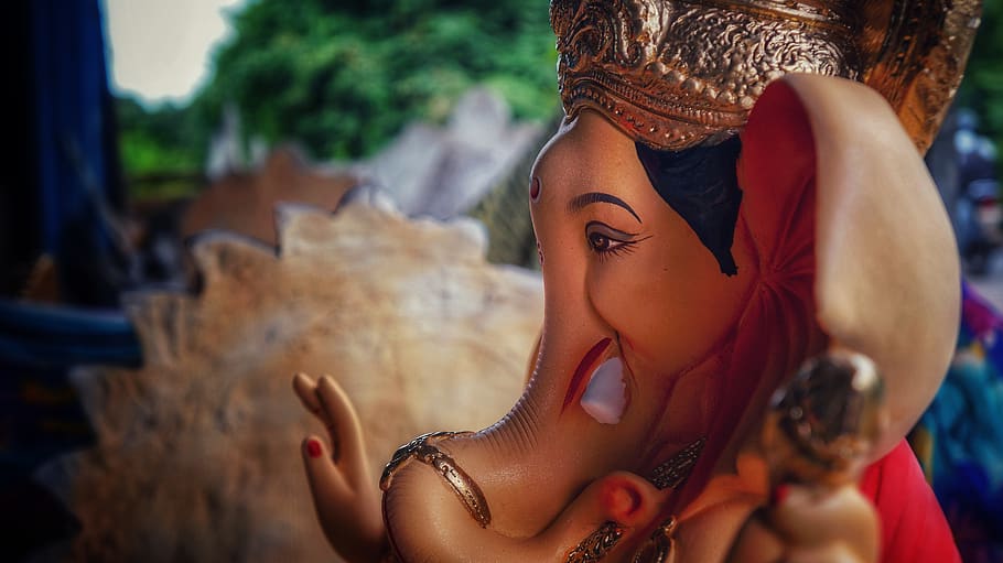 indian, festival, ganesh, handcrafted, idols, god, religion, devotion