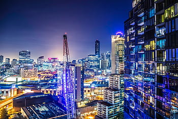 สิ่งปลูกสร้าง, พื้นที่ฝั่งใต้, เมลเบิร์น, ออสเตรเลีย, cityscape, Southbank, พื้นที่, เมลเบิร์นออสเตรเลีย, ในเมือง, อาคาร, ธุรกิจ