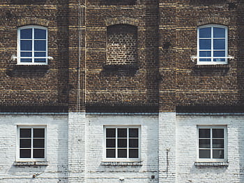 brown, white, house, architecture, building, infrastructure, wall, window, facade, old, building Exterior