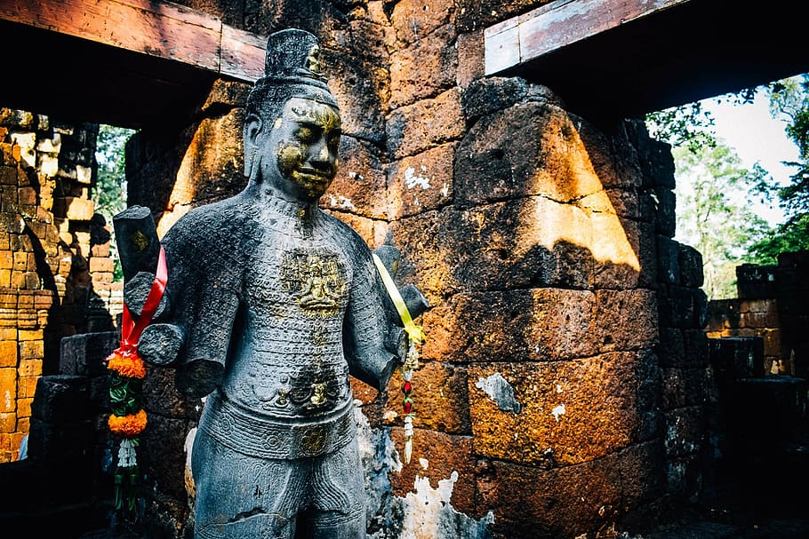 muang zpívat historický park, kanchanaburi, svatost, buddhismus, Buddha, Asie, socha, náboženství, duchovno, budování chrámu, Thajsko