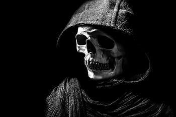 死神のイラスト、 死神、 イラスト、 頭蓋骨、 ハロウィーン、 人々、 マスク、 ダミー、 フード、 怖い、 休日