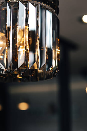 negro, lámpara de diseño, iluminado, bombilla, elegante, diseñador, lámpara de araña, luz, rico, electricidad, primer plano