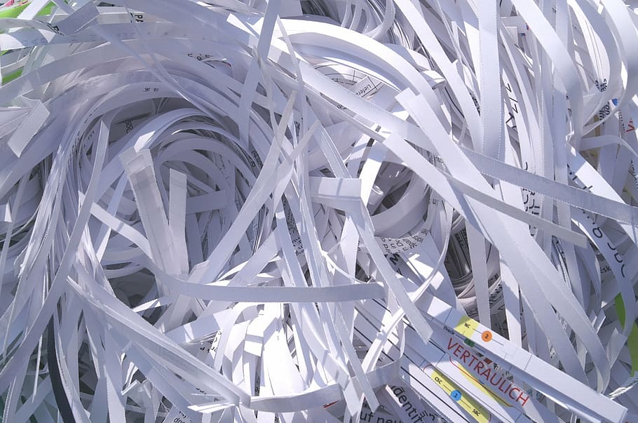 white paper strap, chaos, mess, confidential, paper, stress, abstract, backgrounds, technology