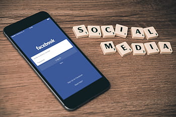 Facebook, sociální média, chytrý telefon, mobilní, pohybliví, technologie, písmena