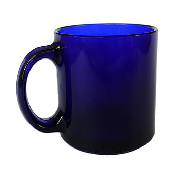 boccale, bicchiere, tazza, blu, caffè, singolo oggetto, isolato, sfondo bianco, bere, maniglia