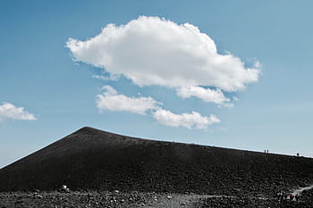 mountains, cloudy, sky, daytime, photography, mountain, blue, clouds, highland, landscape, cloud - sky