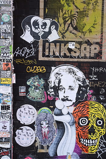 Hintergrund, Texturen, Wandkunst, Graffiti, Aufkleber, grunge, Graffiti-Kunst, Straße, Etikett, taggen, bunt