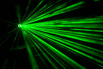 zelená, laserové světlo, temný, zelená, laser, paprsek světla, hraje, laser, hry světla, laserové paprsky, světlo, paprsky