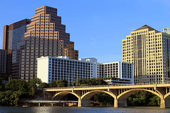 austin, texas, tx, bridge, lake, skyline, city, lady bird lake, congress avenue bridge