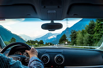 driving, car, road, mountains, Man, on road, Switzerland, people, adventure, holiday, nature