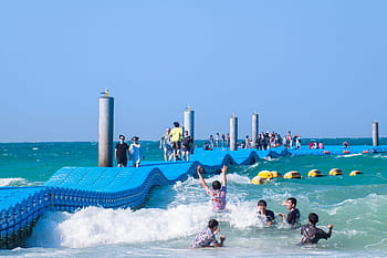 mare, onda, vacanze, Tailandia, giro, nella sabbia, pace, turismo, estate, acqua, cielo