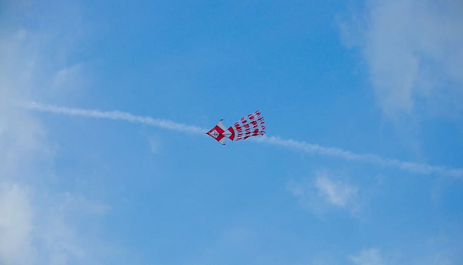papírový drak, Červené, proud, jetstream