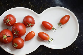 cherry rajčata, rajčata, zahrada, čerstvý, čerstvé sbírané, révy, organický, jídlo, rajče, zdravý, třešeň