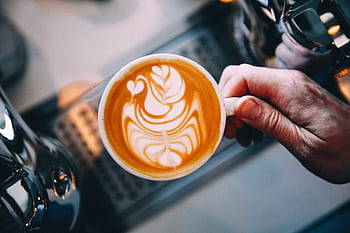 barista, latte, umění, káva, horká káva, čerstvá káva, espresso, cappuccino, nápoj, kavárna, restaurace