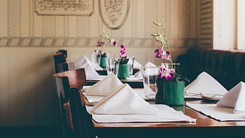 nachový, květiny, stůl, životní styl, jídlo, restaurace, ubrousky, brýle, váza, dekorace, ubrousek