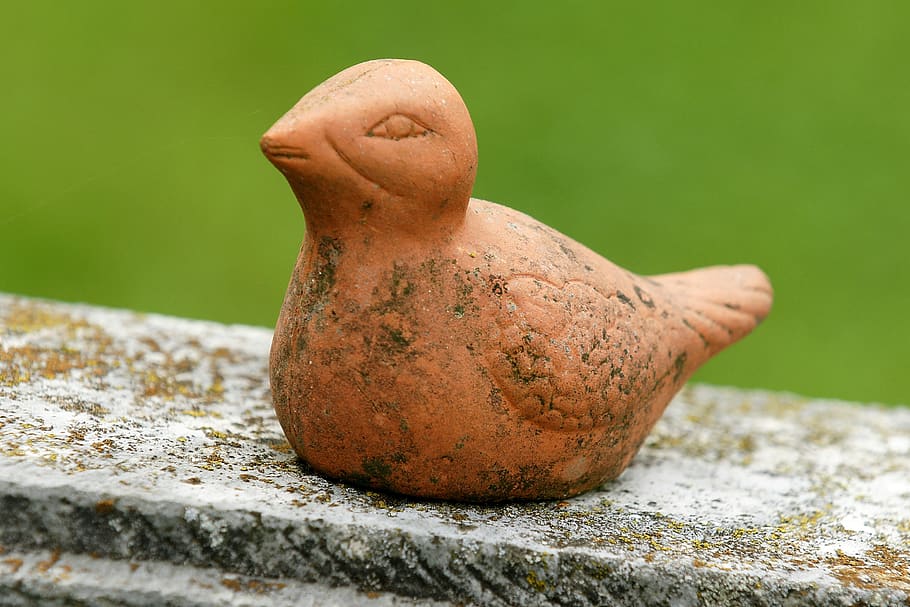 kachna, dekorace, socha, sochařství, umění, deco, smutek, hrobka, hřbitov