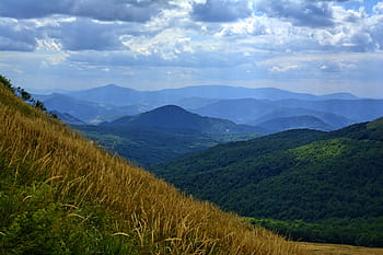 bieszczady, tarnica, beech berdo, mountains, the silence, poland, sky, landscape, nature, top view, holiday