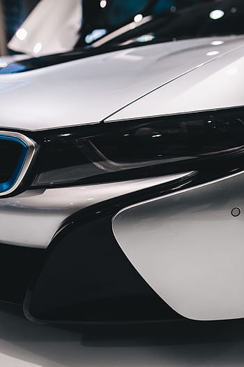 bmw perak i8, Perak, BMW i8, mobil, kemewahan, bmw, hibrida, eko, mobil sport, Kendaraan darat, transportasi