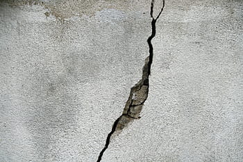 prasklý betonový povrch, Šedá, beton, zeď, crack, textura, kámen, zvětralý, struktura, starý, budova