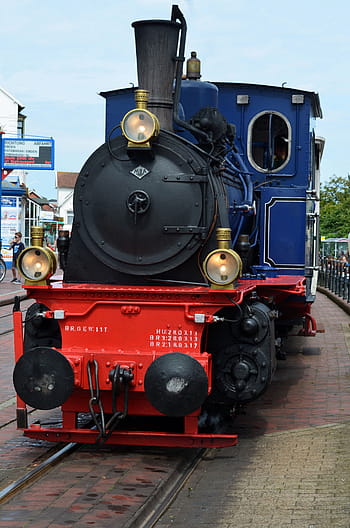 borkum, malá zem, dieselový motor, parní železnice, železnice, historicky, loco, Severní moře ostrov, úzký rozchod, železniční dopravy, parní vlak