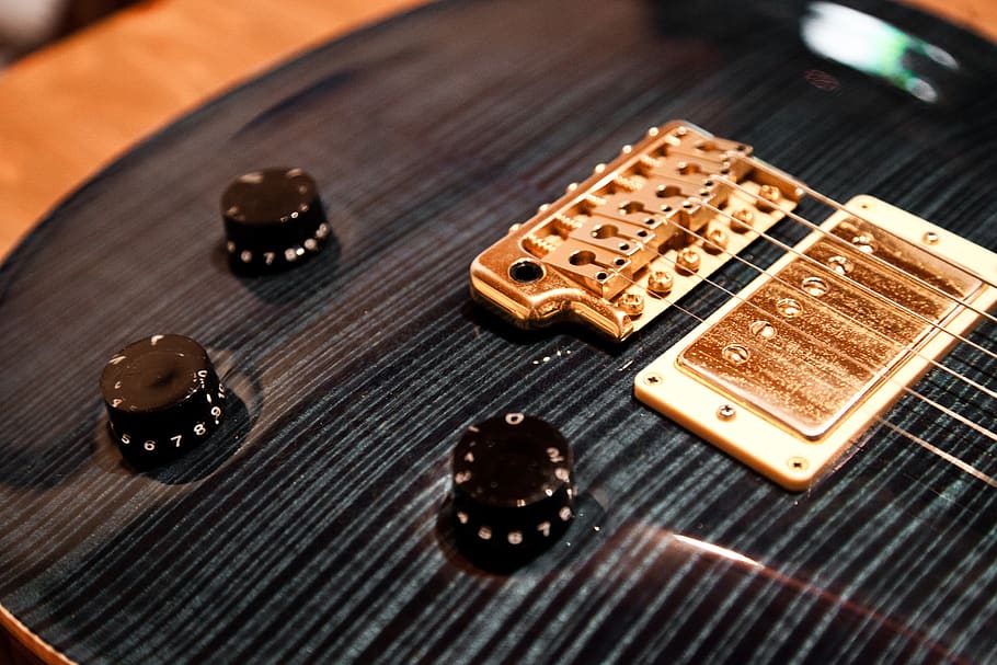 guitar electric, guitar stringed, instrument, guitar, prs, music